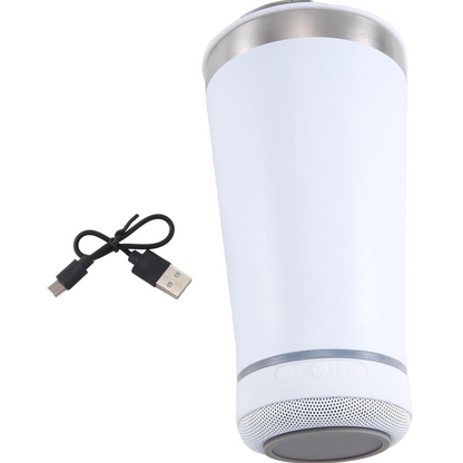 🔥 Vaso Térmico Moderno con Altavoz Bluetooth – Estilo, Música y Bebida en Uno
